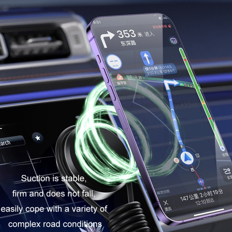 Electric Suction Cup Car Screen Windshield Mounted Magnetic Phone Holder Electric Suction Cup Car Screen Windshield Mounted Magnetic Phone Holder